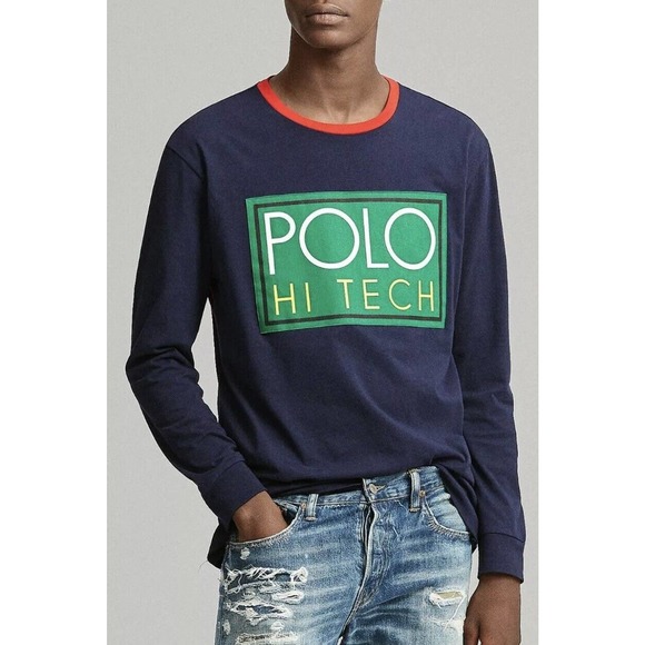 Polo Ralph Lauren RRL Hi Tech Classic Fit Shirt Mens Large New Fast Shipping - Picture 2 of 9